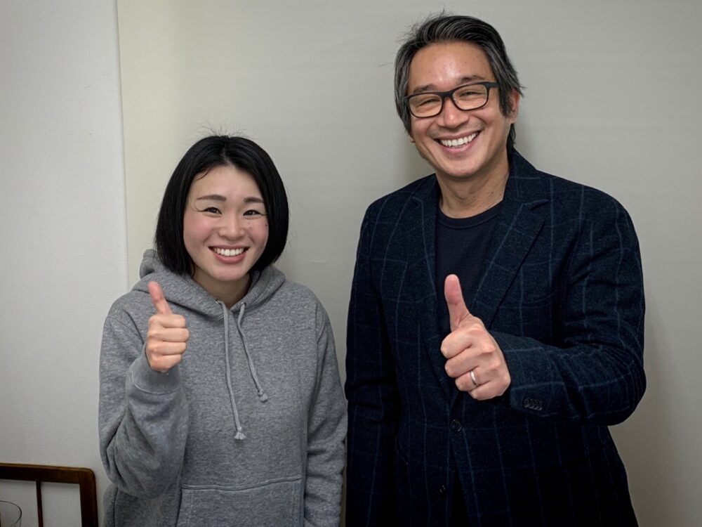 山田真智子カウンセラーと竹内嘉浩代表